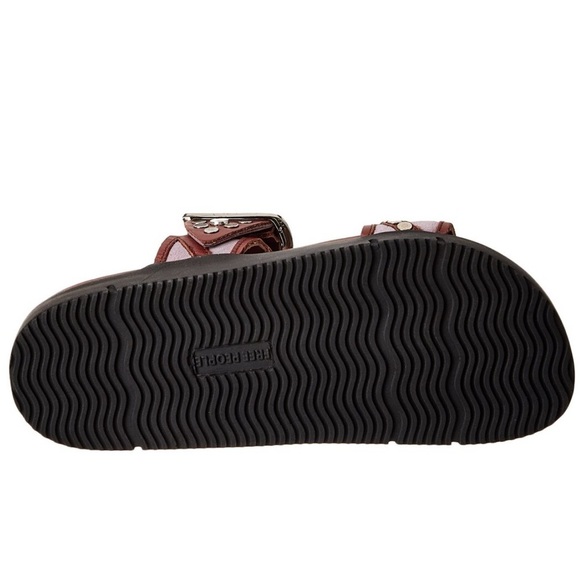 NEW Free People Studded Leather and Suede Sandals - Picture 4 of 5